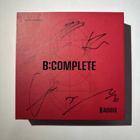AB6IX B:COMPLETE 直筆サイン アルバム CD セット AB6IX 5TH SINGLE 'A TO B' HELLO82 POB EXCLUSIVE PHOTOCARD - WOONG